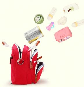 Colorful Three-In-One Mommy Diaper Bag