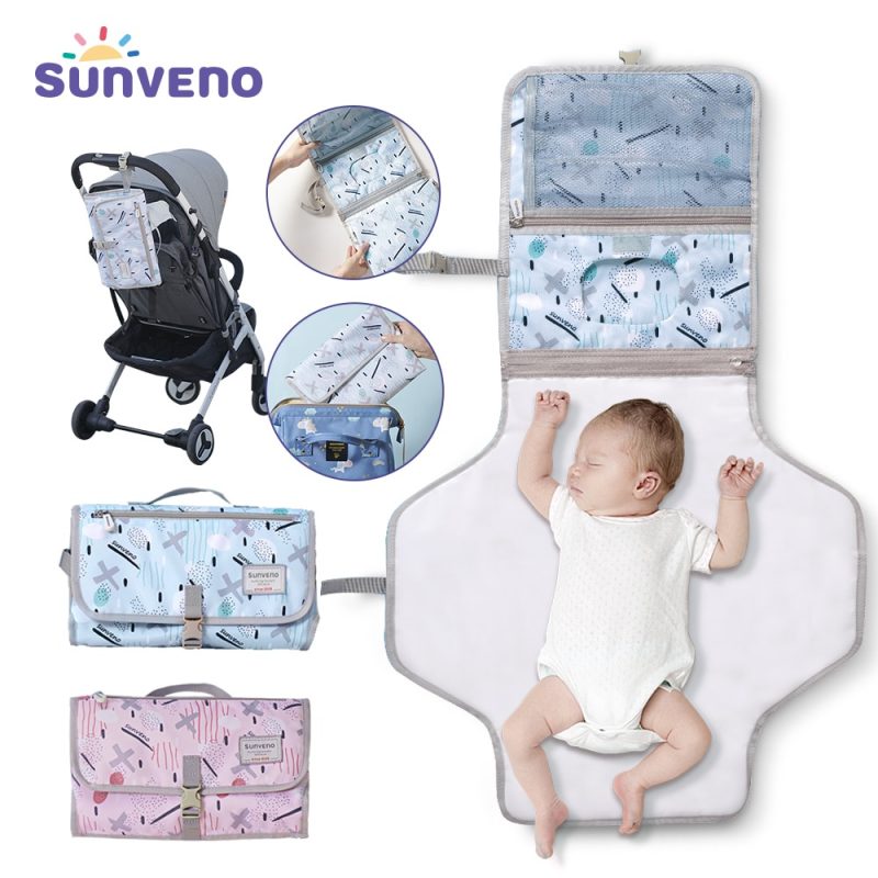 Portable and Foldable Waterproof Diaper Changing Travel Pad