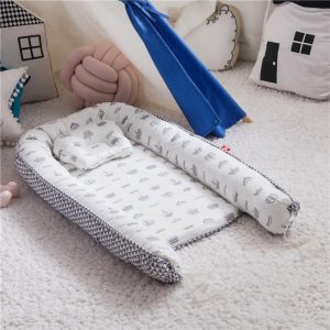 Baby Travel Crib with Protection Fence