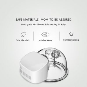 USB Chargeable Hands-Free Electric Wearable Breast Pump