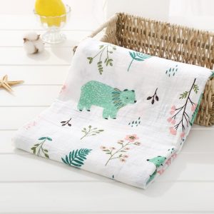 100% Cotton Newborn Baby Blankets & Swaddles