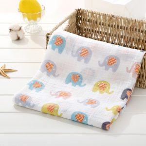 100% Cotton Newborn Baby Blankets & Swaddles