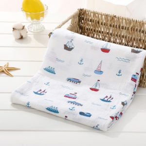 100% Cotton Newborn Baby Blankets & Swaddles