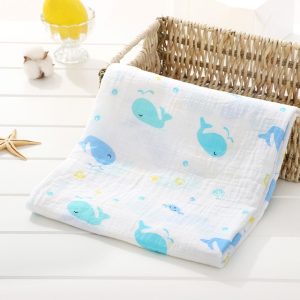 100% Cotton Newborn Baby Blankets & Swaddles