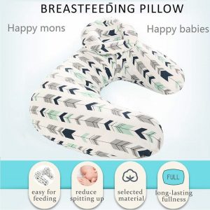 2Pcs/Set Baby Nursing and Feeding U-Shaped Waist Pillow Cushion