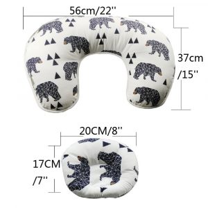 2Pcs/Set Baby Nursing and Feeding U-Shaped Waist Pillow Cushion