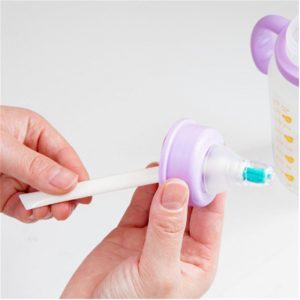 2pcs/set Baby Milk Bottle Gap Cleaning Brushes