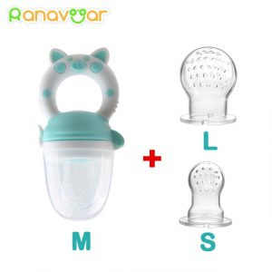 3 in 1 Baby Teething Pacifier & Fruit/Food/Water Feeder