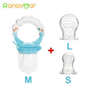 3 in 1 Baby Teething Pacifier & Fruit/Food/Water Feeder