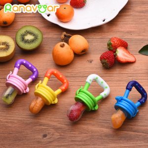 3 in 1 Baby Teething Pacifier & Fruit/Food/Water Feeder