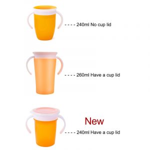 360 Degrees Rotating BPA Free Baby Learning Drinking Cup