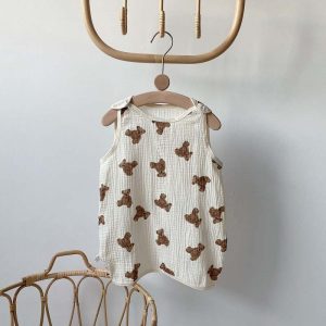 Sleeveless Cotton Baby Sleeping Vest