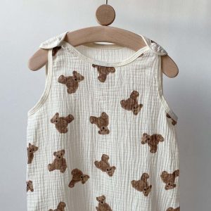 Sleeveless Cotton Baby Sleeping Vest