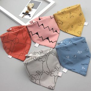 Triangle Double Cotton Baby Bibs