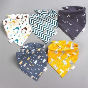 Triangle Double Cotton Baby Bibs