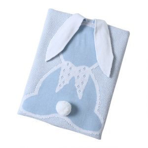 Cotton Knitted Baby Blanket