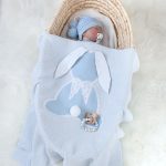 Cotton Knitted Baby Blanket