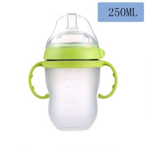 Baby Wide Neck Soft Silicone Feeding Bottle