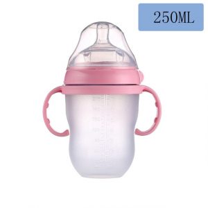 Baby Wide Neck Soft Silicone Feeding Bottle