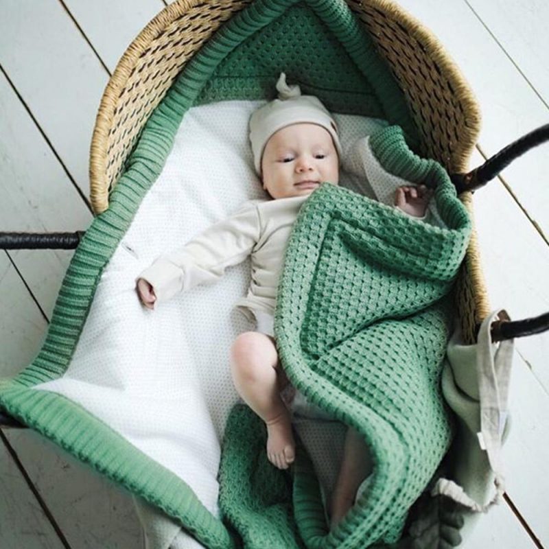 Knitted Baby Sleeping Swaddle & Wrapper