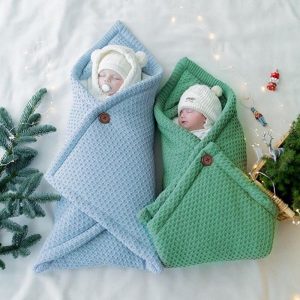 Knitted Baby Sleeping Swaddle & Wrapper