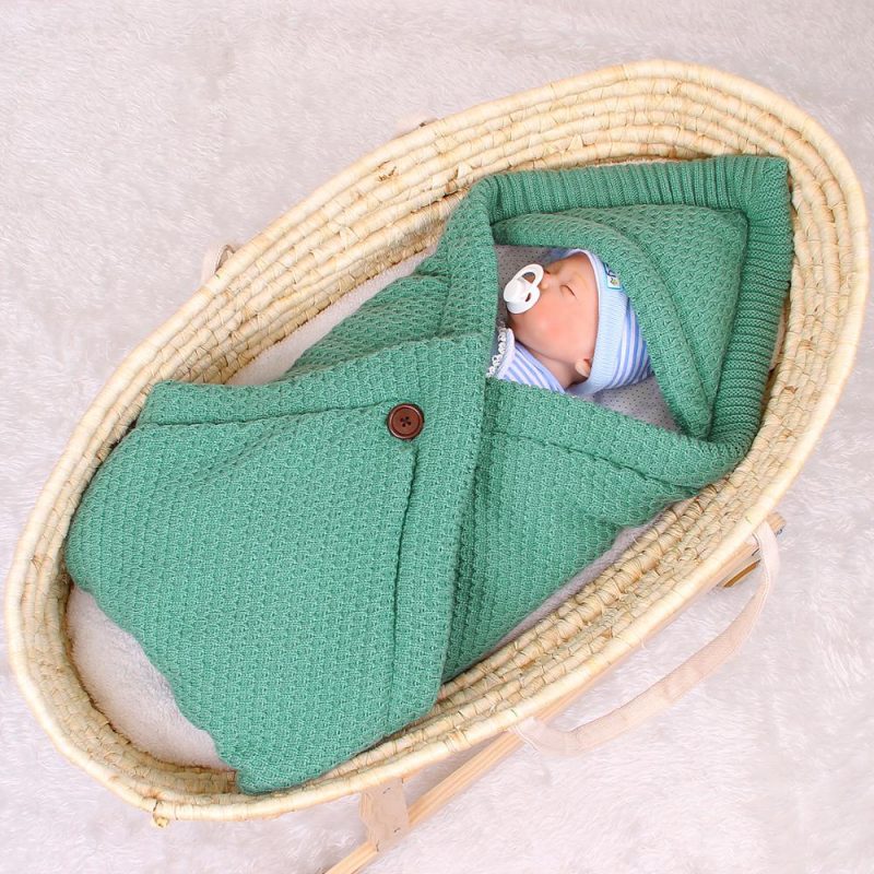 Knitted Baby Sleeping Swaddle & Wrapper