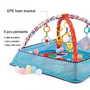 Multi-function Crawling Mat with Pendant Toys