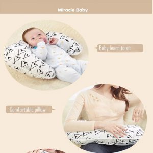 2Pcs/Set Baby Nursing and Feeding U-Shaped Waist Pillow Cushion