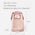 Portable Baby Travel Crib with Pillow