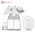 USB Electric Breast Pumps with Baby Milk Bottle