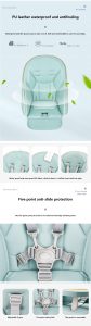 Multi-function Foldable & Adjustable Baby High Chair