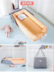 Portable Baby Travel Crib with Pillow