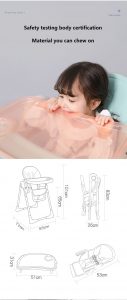 Multi-function Foldable & Adjustable Baby High Chair