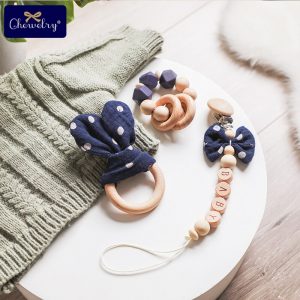 Handmade Baby Teether Pacifier Chain