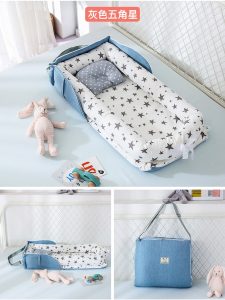 Portable Baby Travel Crib with Pillow