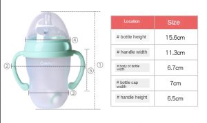 250ML/270ML/300ML Hands-free Baby Feeding Bottle