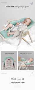 Multi-function Foldable & Adjustable Baby High Chair