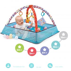 Multi-function Crawling Mat with Pendant Toys