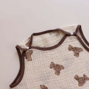 Sleeveless Cotton Baby Sleeping Vest