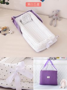 Portable Baby Travel Crib with Pillow