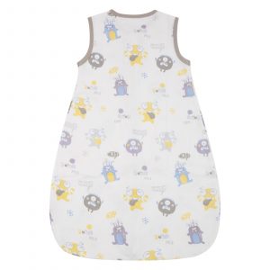 Cartoon Double Zippers Thin Sleeping Swaddle