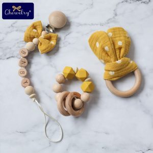 Handmade Baby Teether Pacifier Chain