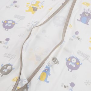 Cartoon Double Zippers Thin Sleeping Swaddle