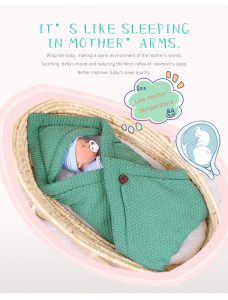 Knitted Baby Sleeping Swaddle & Wrapper