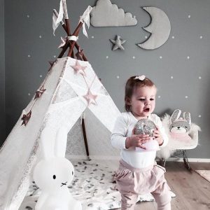 3pcs/set Kids Room Moon Star Wall Decor