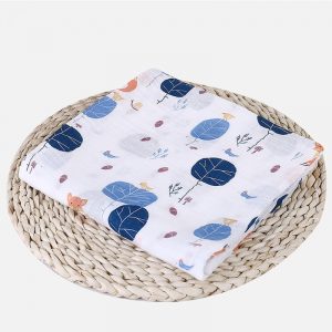 100% Cotton Newborn Baby Blankets & Swaddles