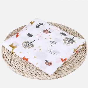 100% Cotton Newborn Baby Blankets & Swaddles