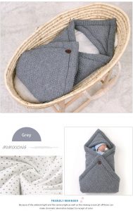 Knitted Baby Sleeping Swaddle & Wrapper