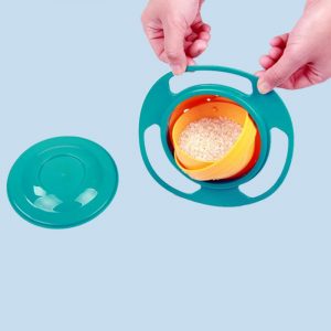 360 Degree Rotating Spill-Proof Solid Feeding Bowl