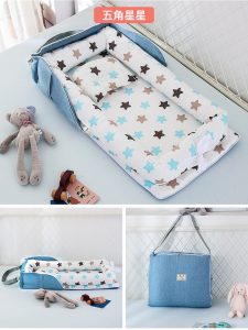 Portable Baby Travel Crib with Pillow